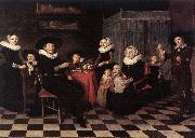 PALAMEDESZ, Antonie Family Portrait ga oil painting